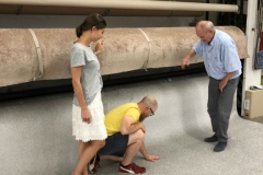 Einkauf Bodenbeläge Teppich-Insel-Holzgerlingen (Baden-Württemberg), 27.07.18