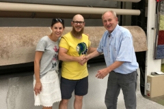 Einkauf Bodenbeläge Teppich-Insel-Holzgerlingen (Baden-Württemberg), 27.07.18