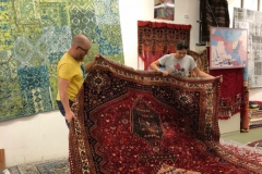 Einkauf Bodenbeläge Teppich-Insel-Holzgerlingen (Baden-Württemberg), 27.07.18