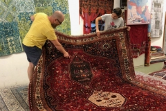 Einkauf Bodenbeläge Teppich-Insel-Holzgerlingen (Baden-Württemberg), 27.07.18