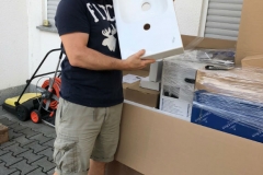 Lieferung unserer Bad- und Sanitärmöbel am 10.08.18