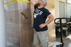 Lieferung unserer Bad- und Sanitärmöbel am 10.08.18