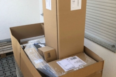 Lieferung unserer Bad- und Sanitärmöbel am 10.08.18