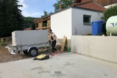 Bodenplatte schleifen am 15.06.2019