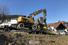 Anlieferung schweres Gerät