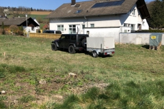 Anlieferung schweres Gerät