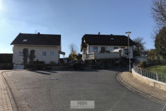 Anlieferung schweres Gerät