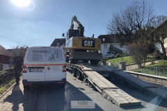 Anlieferung schweres Gerät
