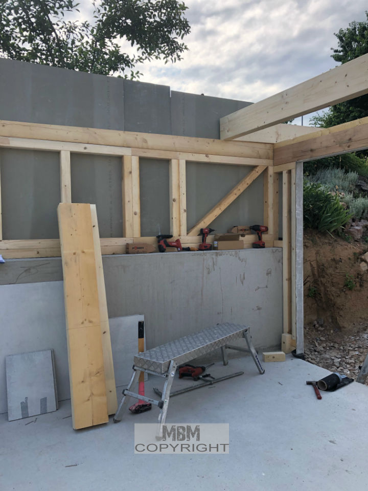 Garage_Aufbau Tag 1_01.07.19
