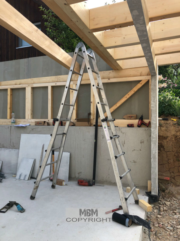Garage_Aufbau Tag 1_01.07.19