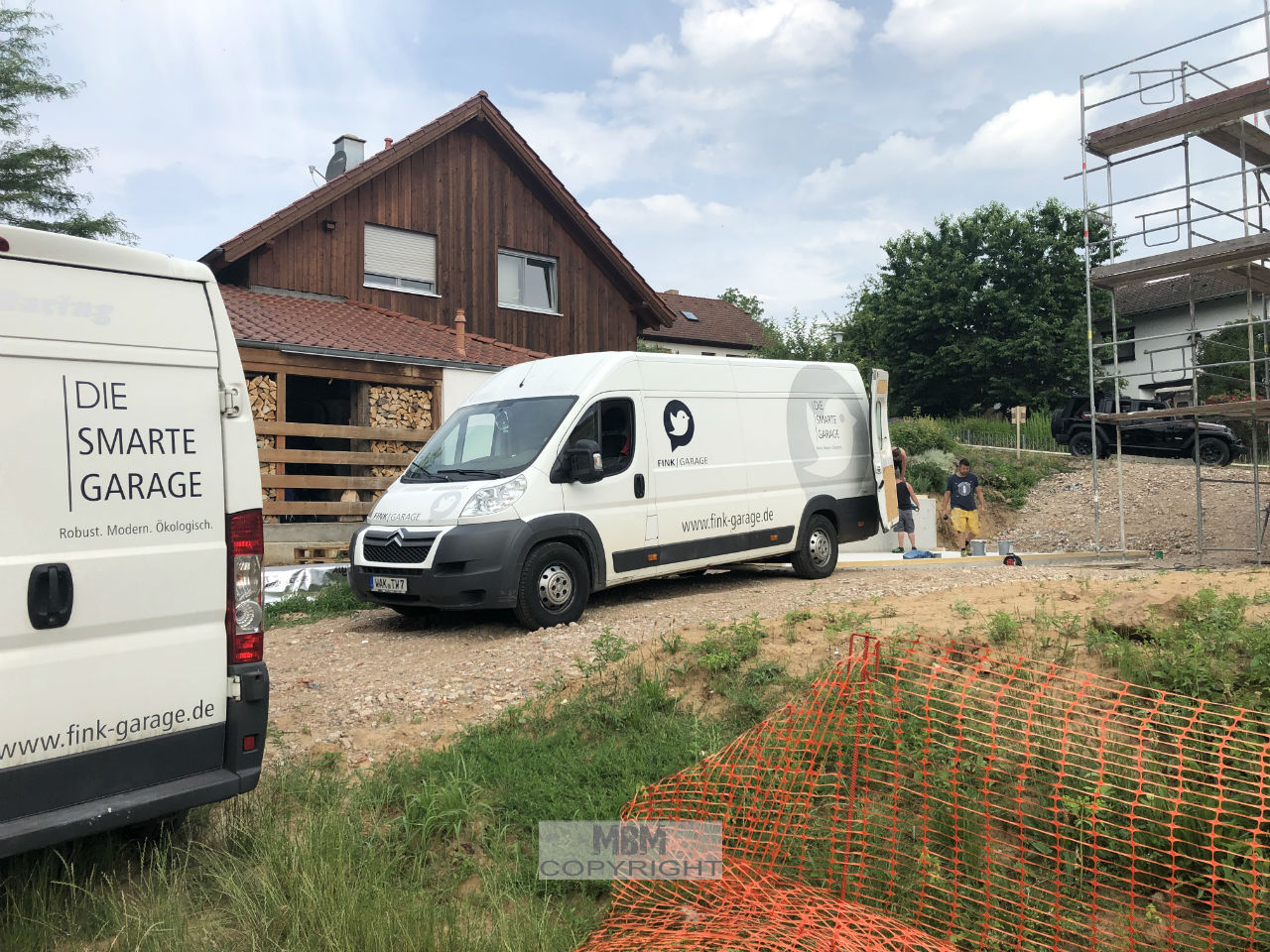 Garage_Aufbau Tag 1_01.07.19