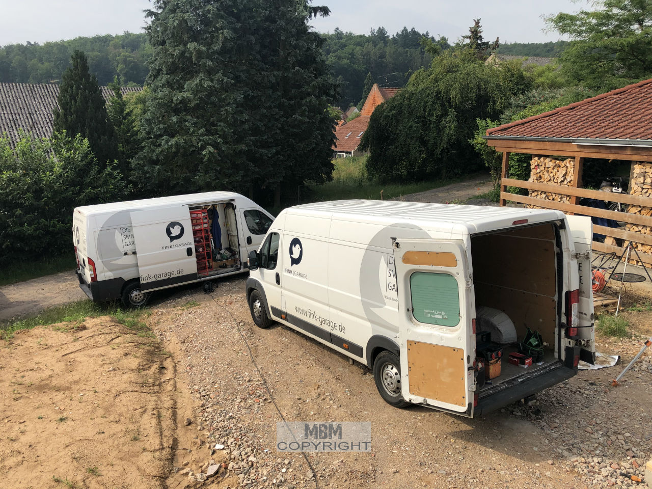 Garage_Aufbau Tag 1_01.07.19