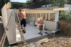 Garage_Aufbau Tag 1_01.07.19