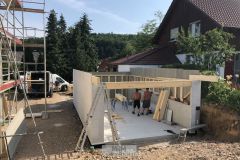 Garage_Aufbau Tag 1_01.07.19