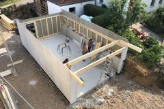 Garage_Aufbau Tag 1_01.07.19