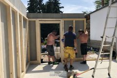 Garage_Aufbau Tag 1_01.07.19