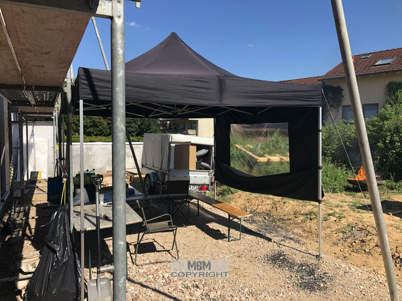 Garage_Aufbau Tag 2_02.07.19