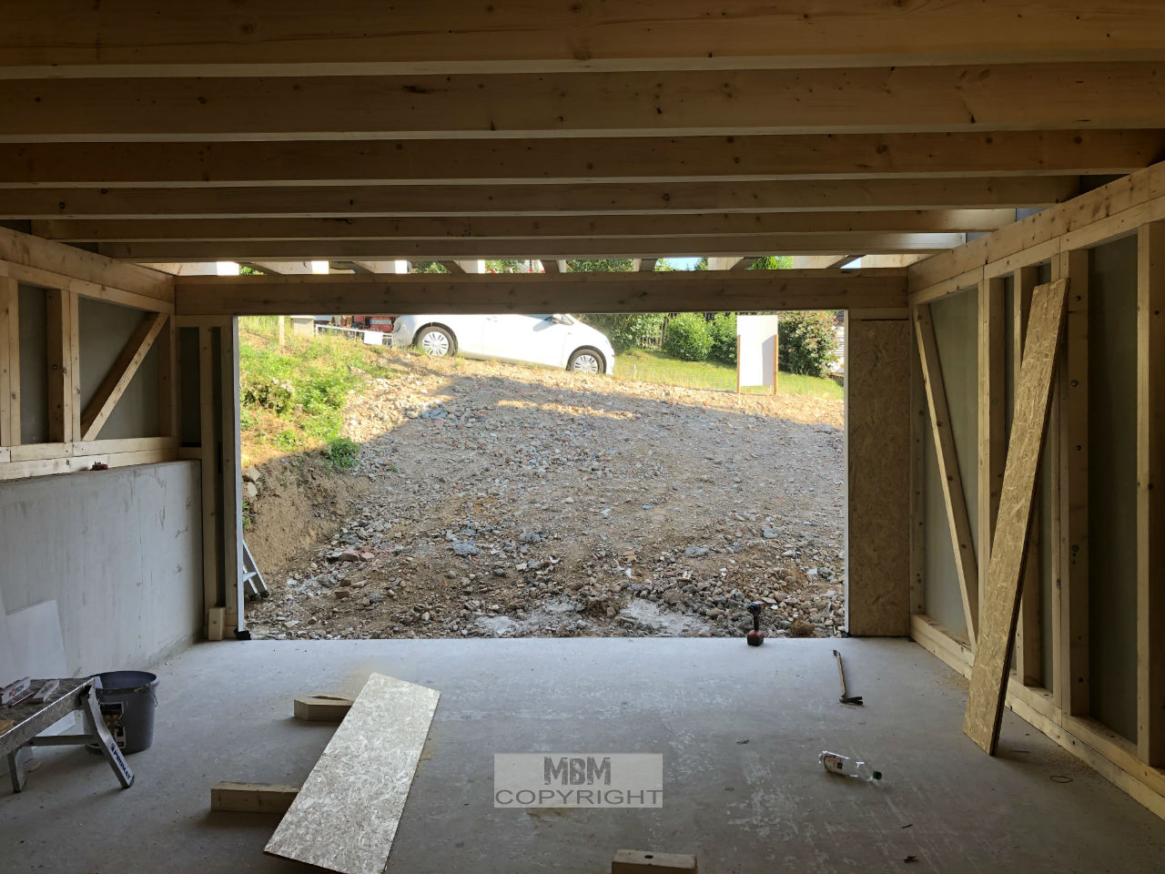 Garage_Aufbau Tag 2_02.07.19