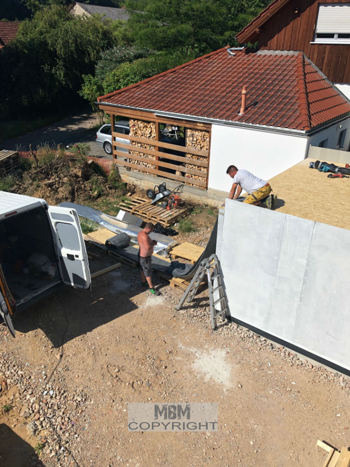 Garage_Aufbau Tag 2_02.07.19
