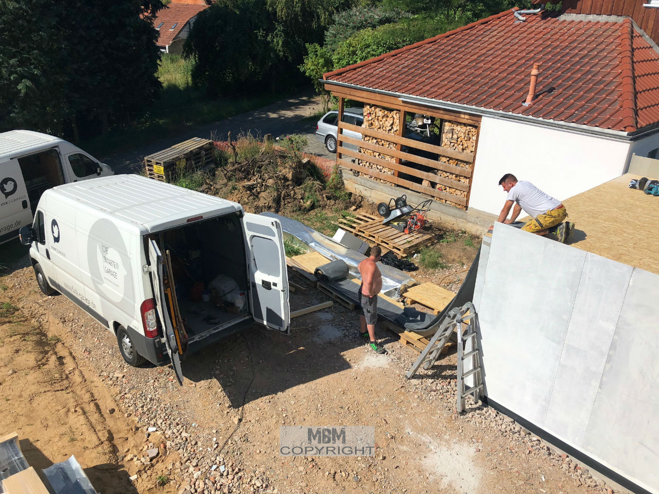 Garage_Aufbau Tag 2_02.07.19