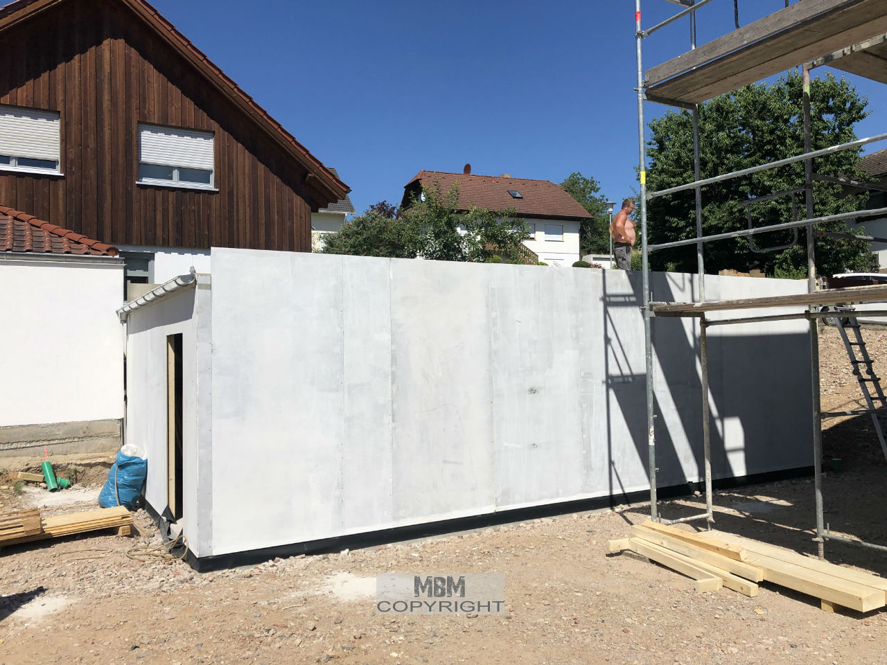 Garage_Aufbau Tag 2_02.07.19