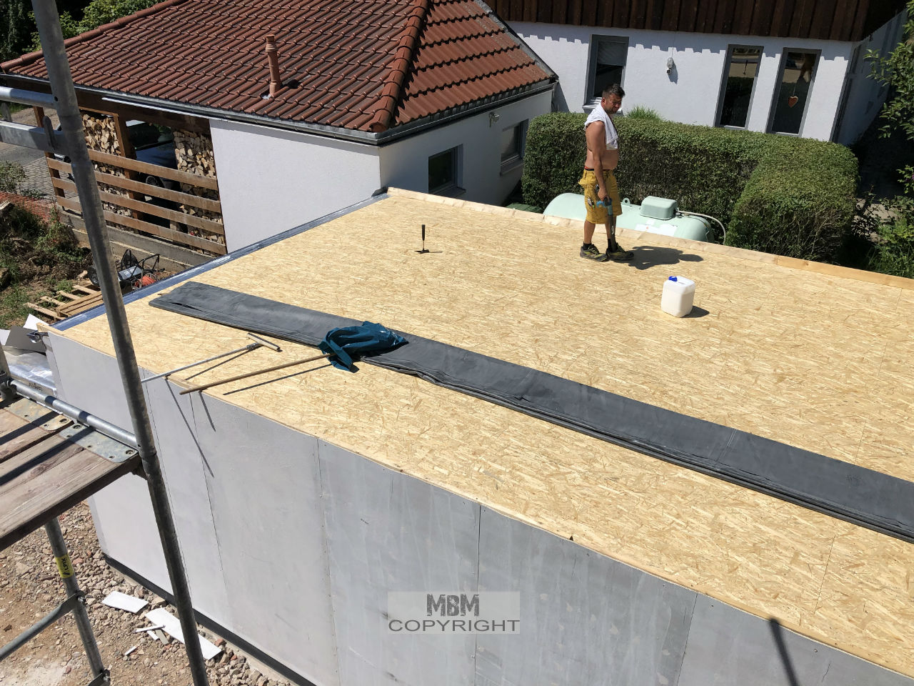 Garage_Aufbau Tag 2_02.07.19