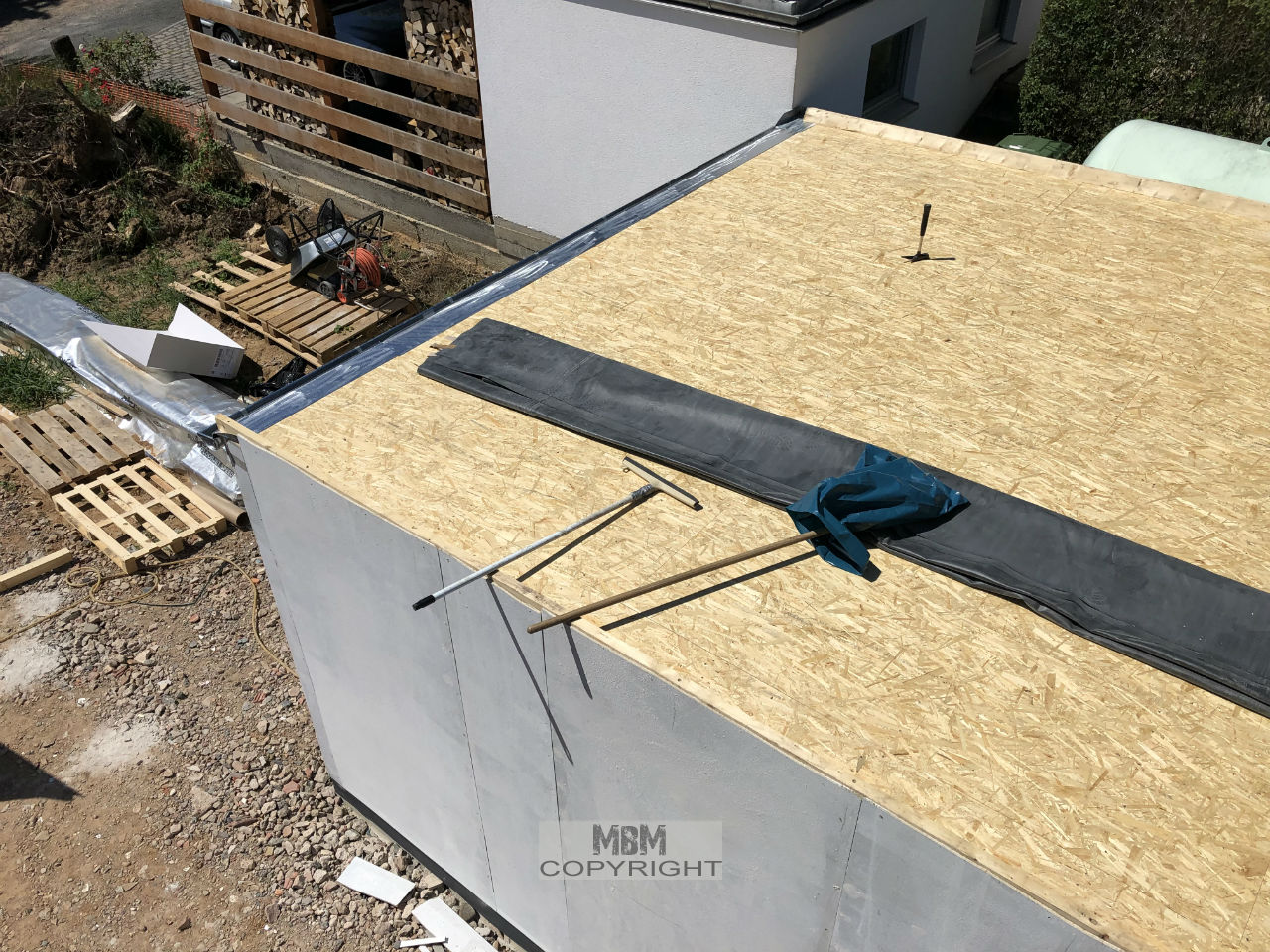 Garage_Aufbau Tag 2_02.07.19