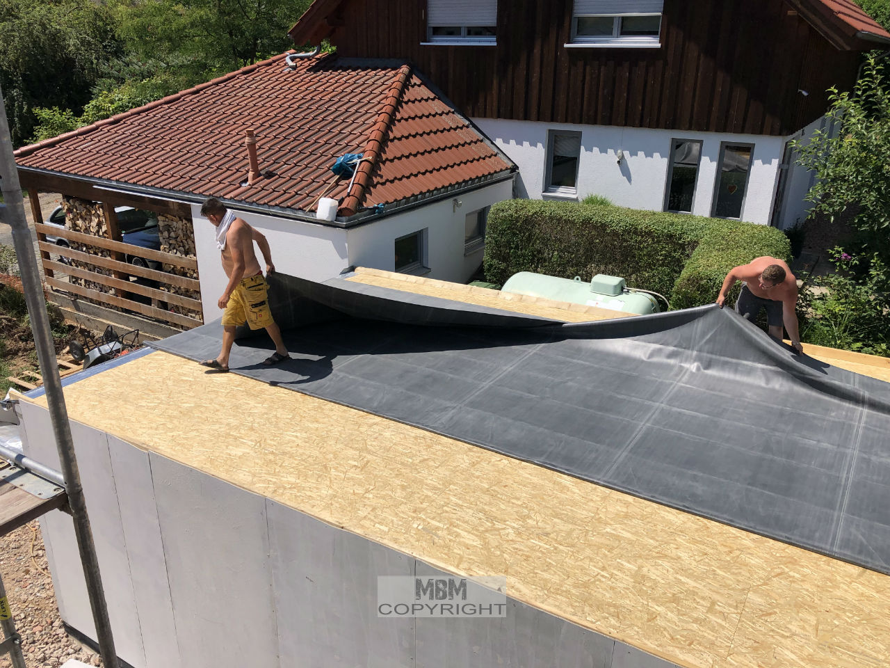 Garage_Aufbau Tag 2_02.07.19