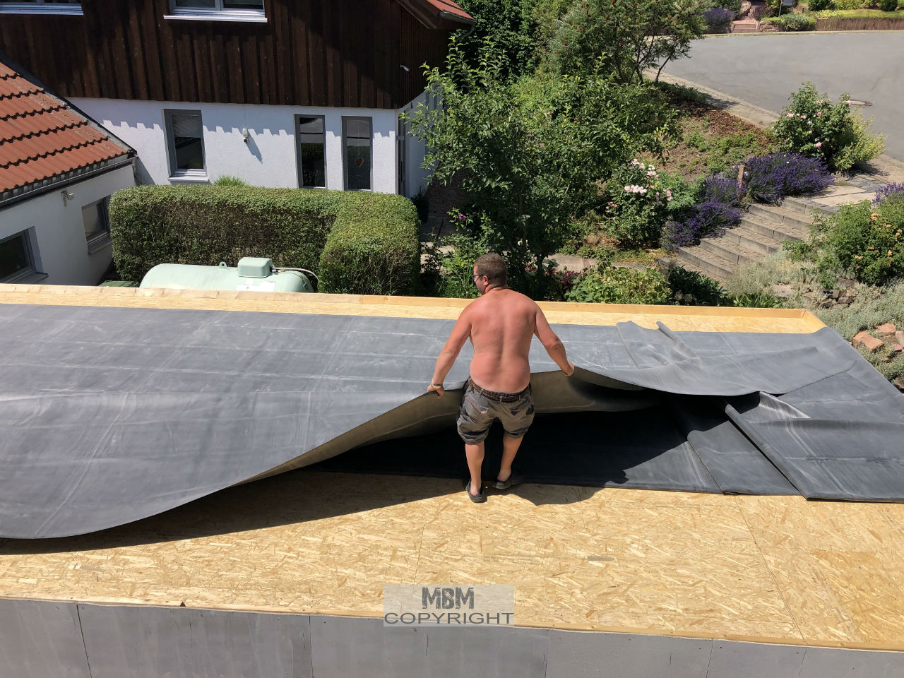 Garage_Aufbau Tag 2_02.07.19