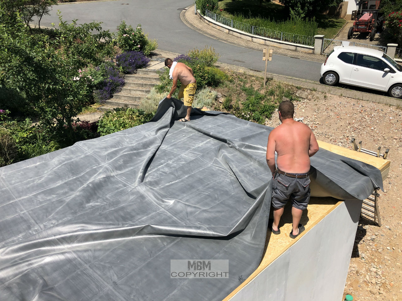 Garage_Aufbau Tag 2_02.07.19