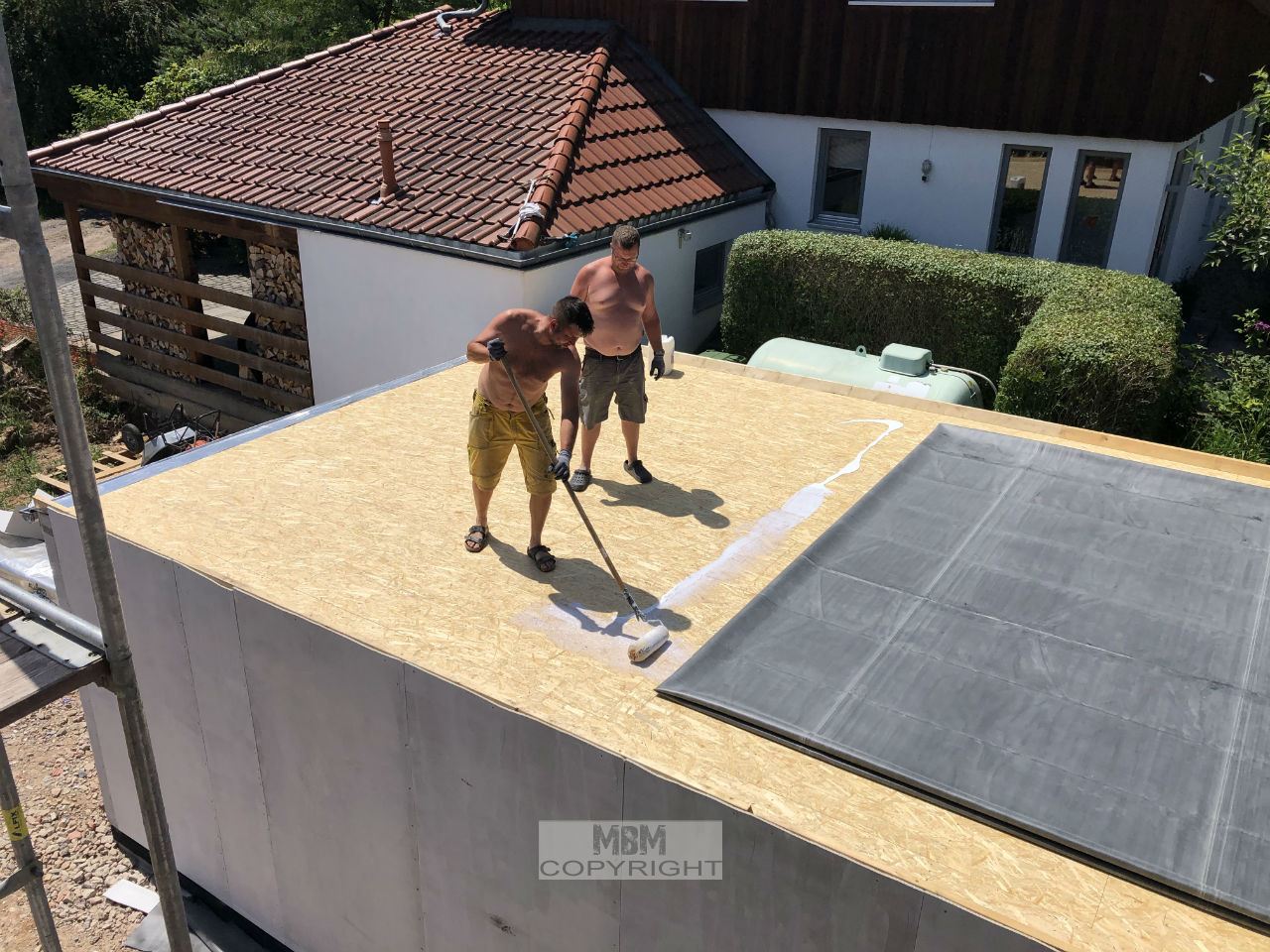 Garage_Aufbau Tag 2_02.07.19