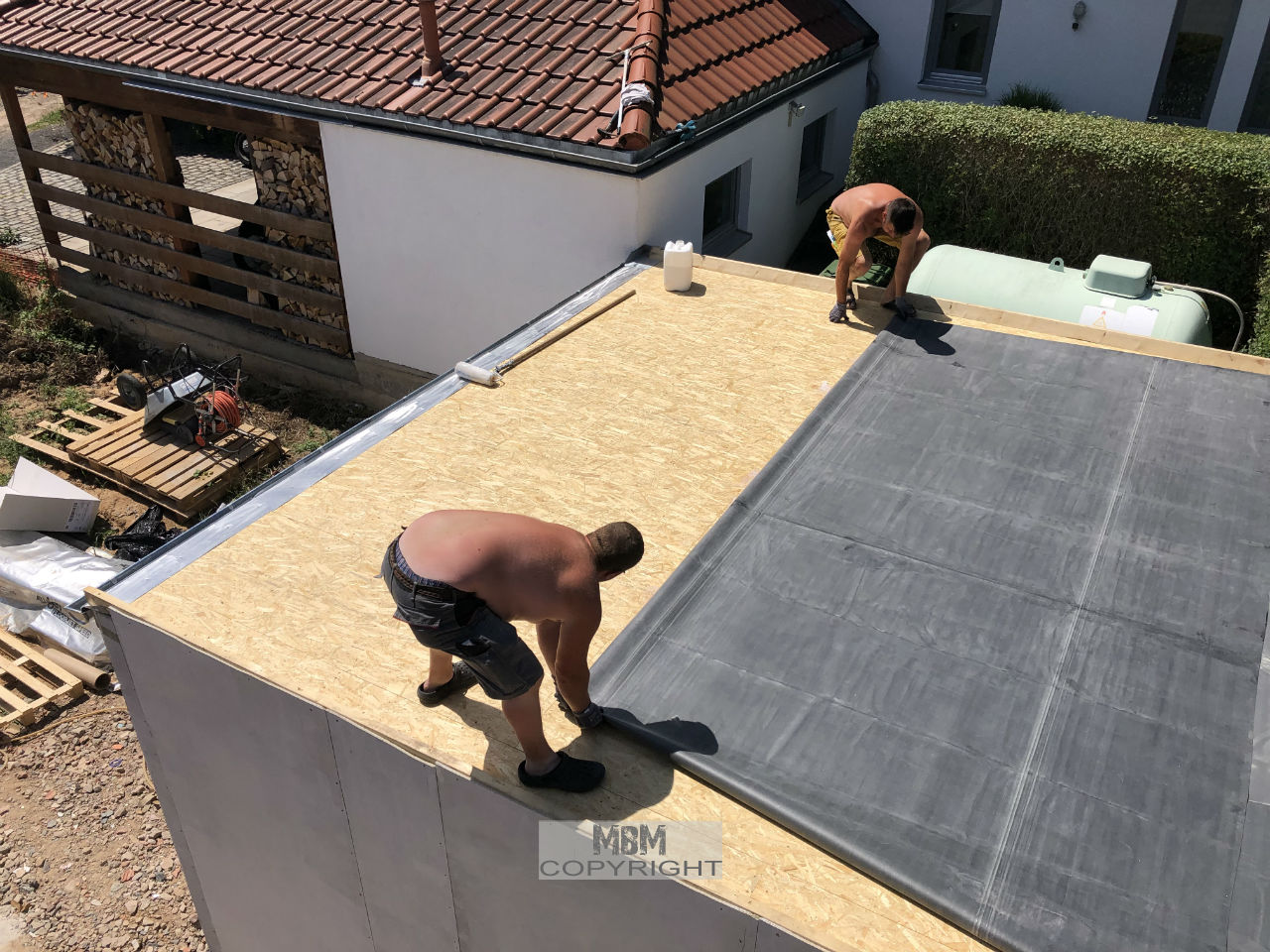 Garage_Aufbau Tag 2_02.07.19
