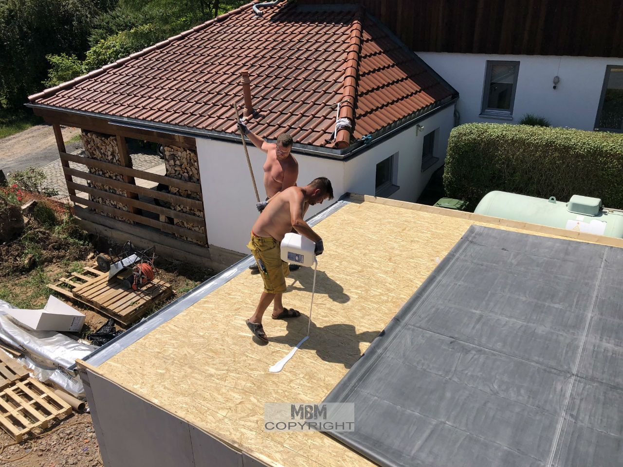 Garage_Aufbau Tag 2_02.07.19