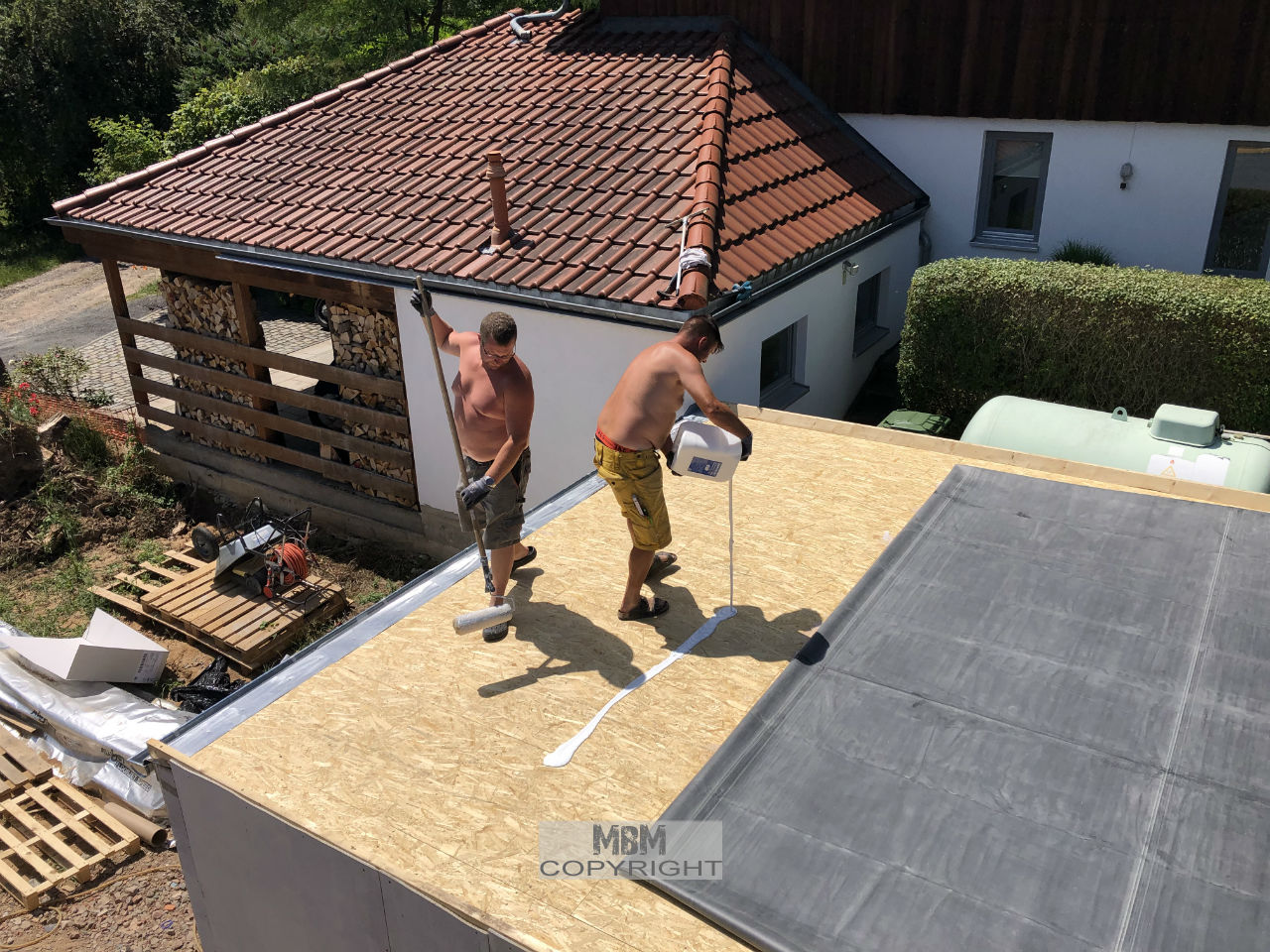 Garage_Aufbau Tag 2_02.07.19