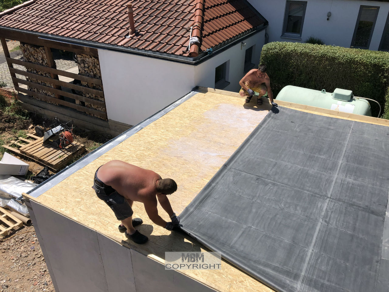 Garage_Aufbau Tag 2_02.07.19
