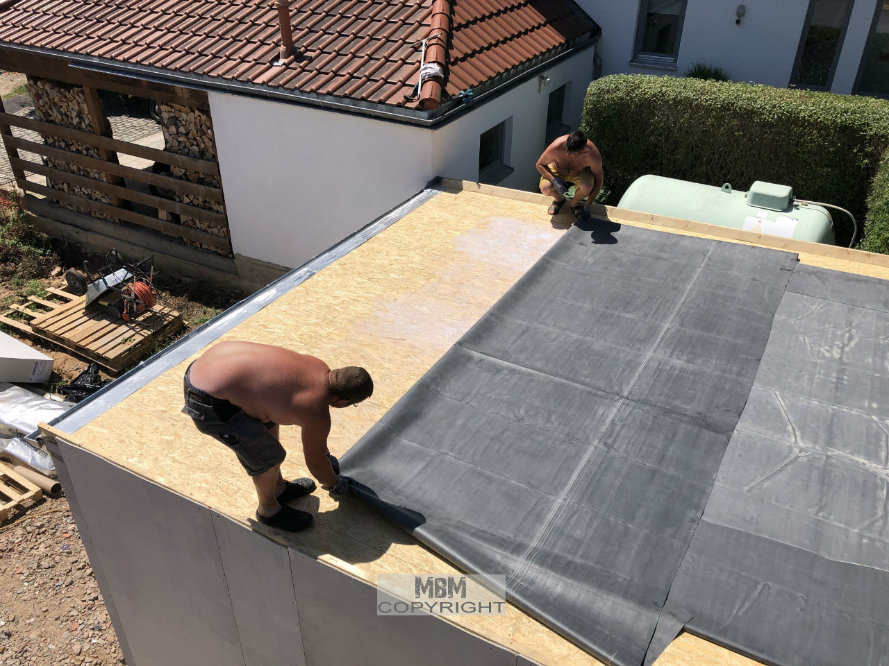 Garage_Aufbau Tag 2_02.07.19