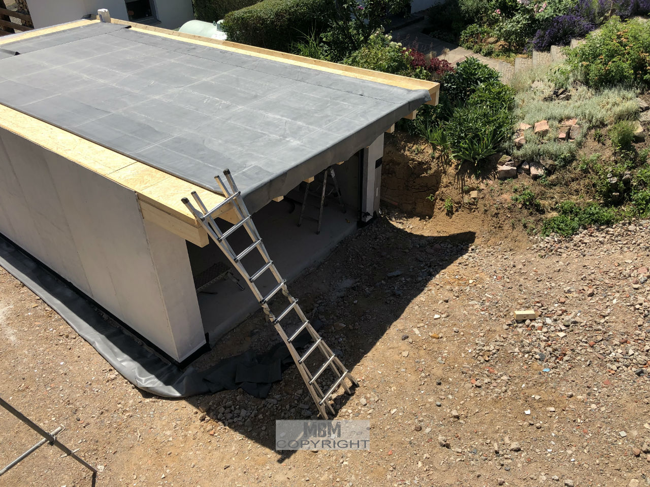 Garage_Aufbau Tag 2_02.07.19