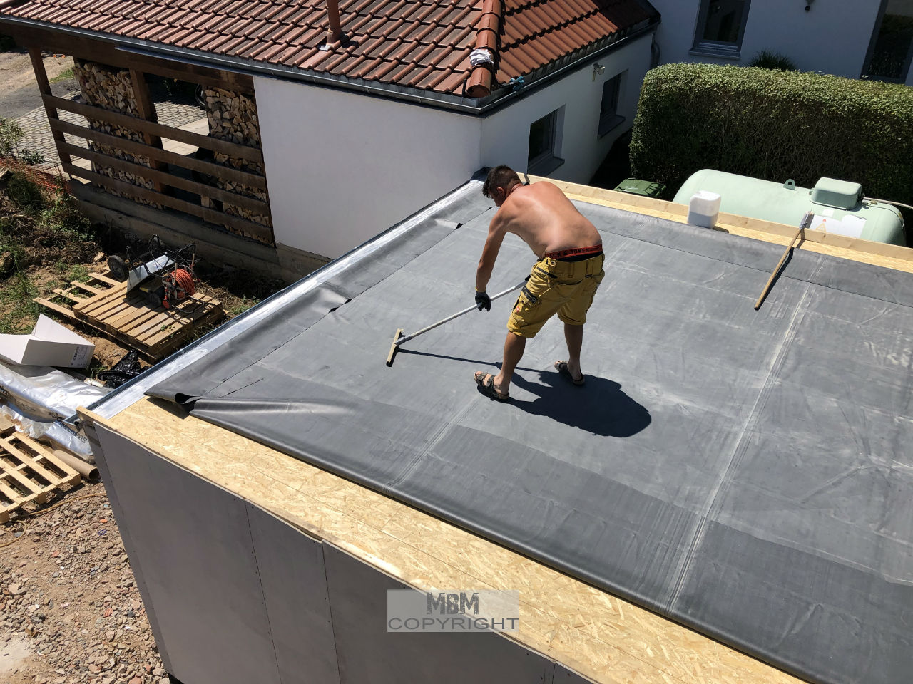 Garage_Aufbau Tag 2_02.07.19