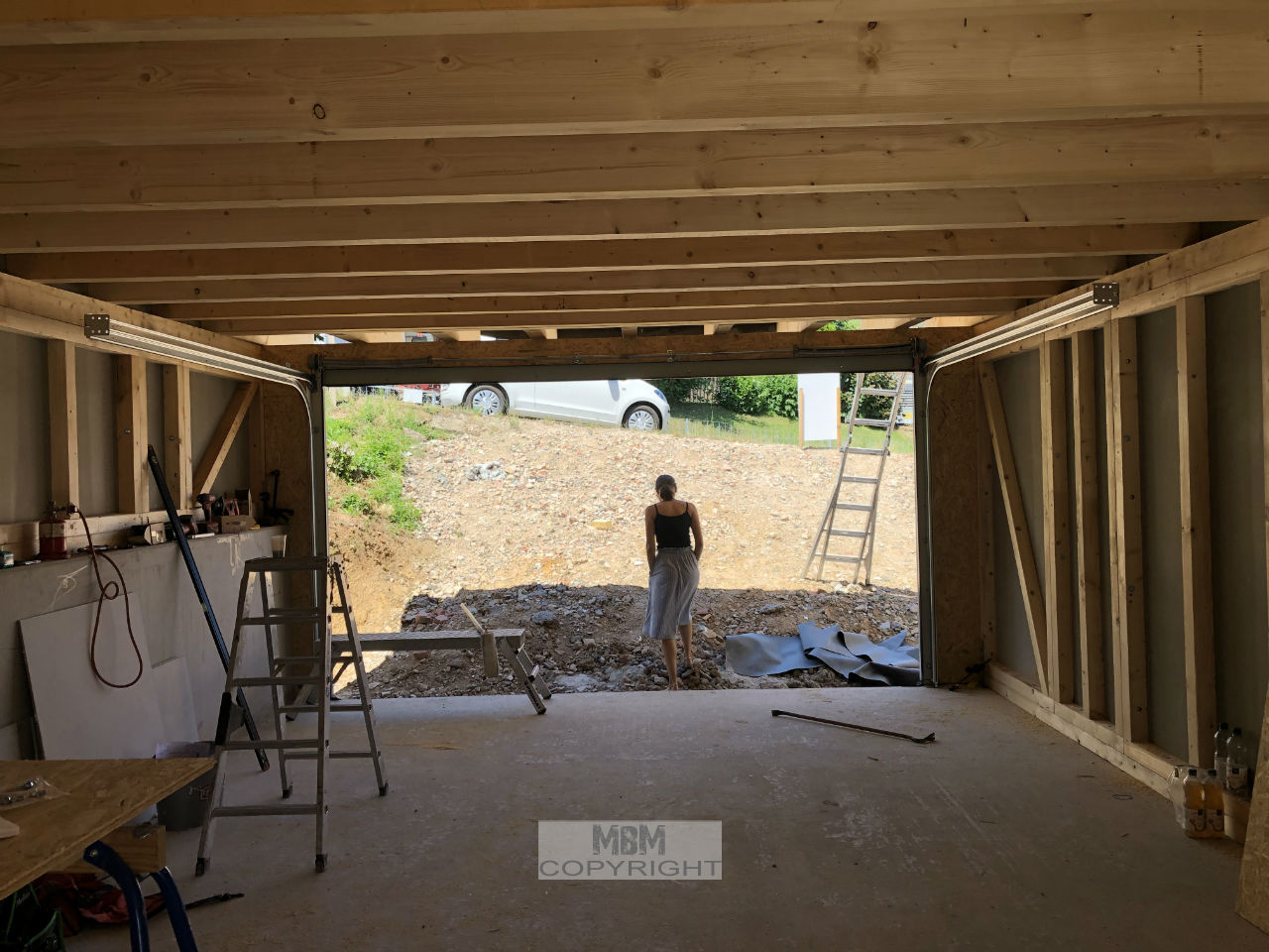Garage_Aufbau Tag 2_02.07.19