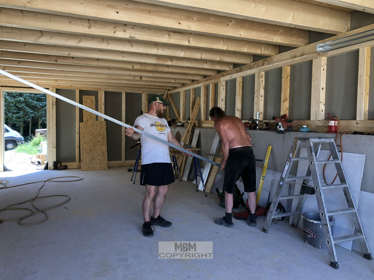 Garage_Aufbau Tag 2_02.07.19