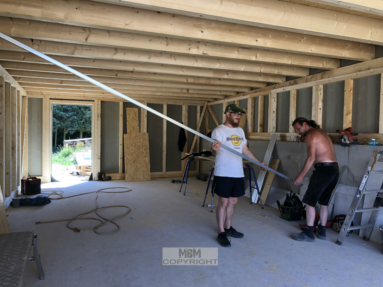 Garage_Aufbau Tag 2_02.07.19