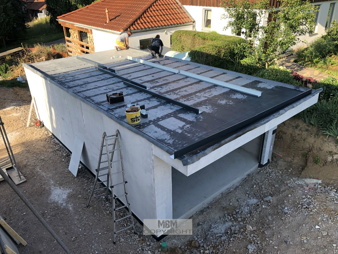 Garage_Aufbau_Tag 3_03.07.19