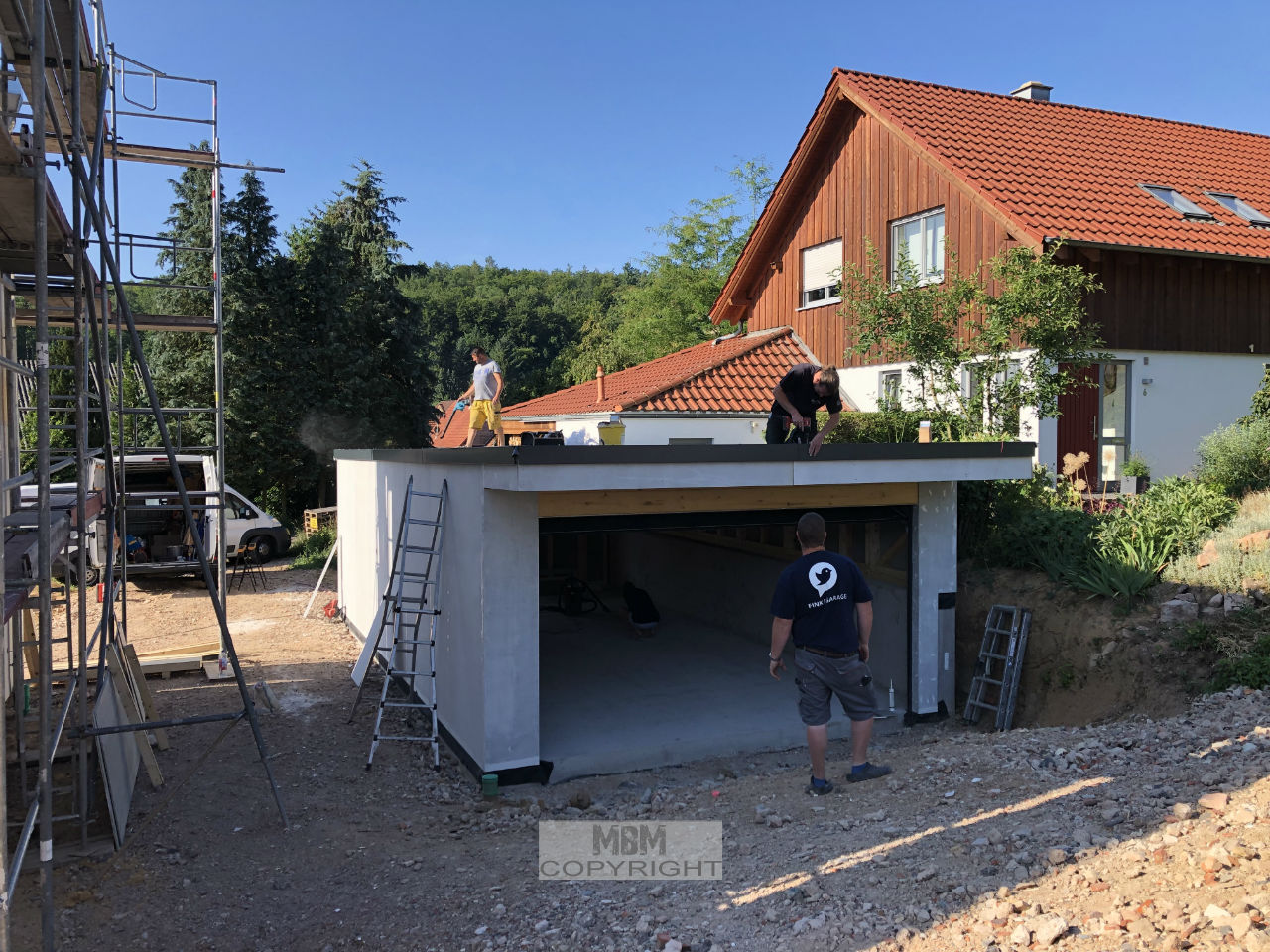 Garage_Aufbau_Tag 3_03.07.19