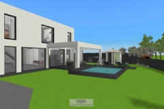 Außenansicht_Süden_mit geplantem Pool