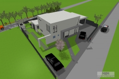 Luftbildansicht von Nordosten