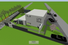 Luftbildansicht von Nordosten