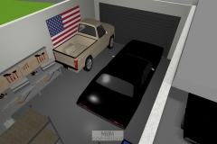 Luftbildansicht Garage