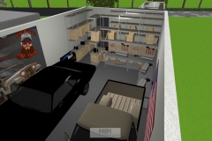 Luftbildansicht Garage