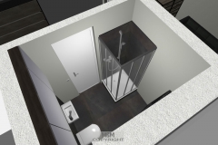 Luftbild vom Gäste-WC