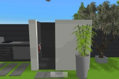 Outdoor-Dusche (geplant)